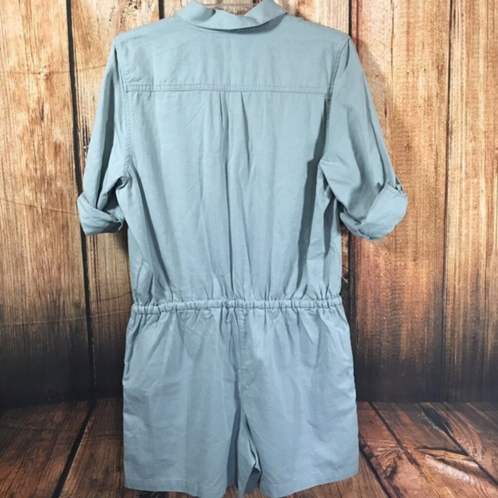 CAbi Alexa button front romper Medium 3/4 Sleeve has pockets luxury style - Picture 5 of 5